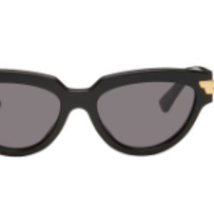 BOTTEGA VENETA Black Cat-Eye Sunglasses